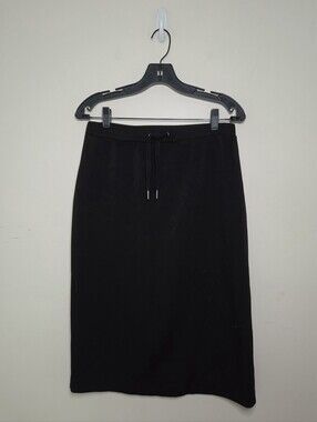 Women's Simply Vera Vera Wang Black Midi Length Skirt Sz Medium
